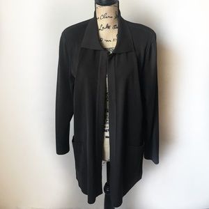 Exclusively misook black cardigan!